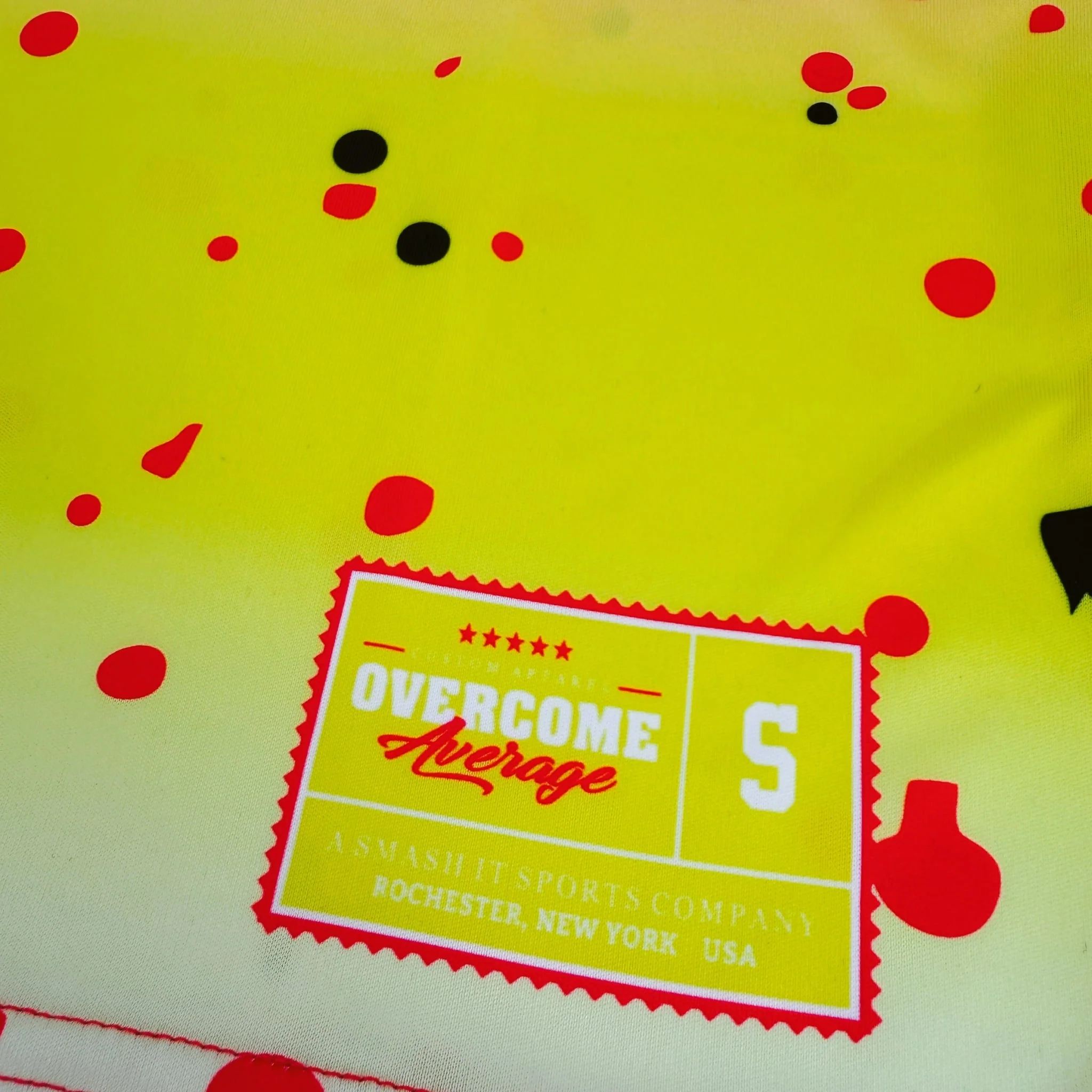 Anarchy Bat Company Short Sleeve Shirt - Pink/Yellow Speckled Fade - Image 3