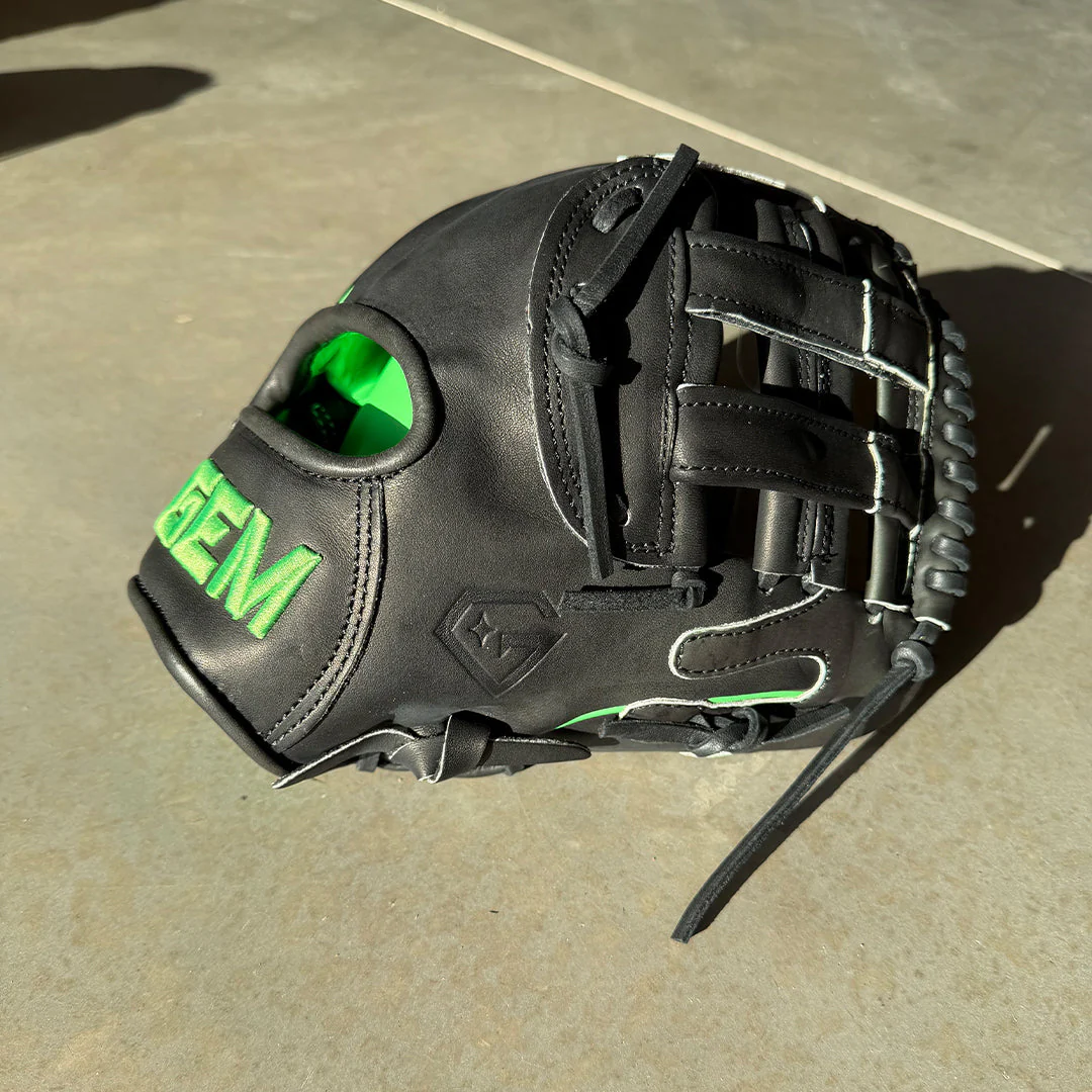 Gem Gloves Baseball Fielding Glove - GEM081 Shadow Slime - Image 6