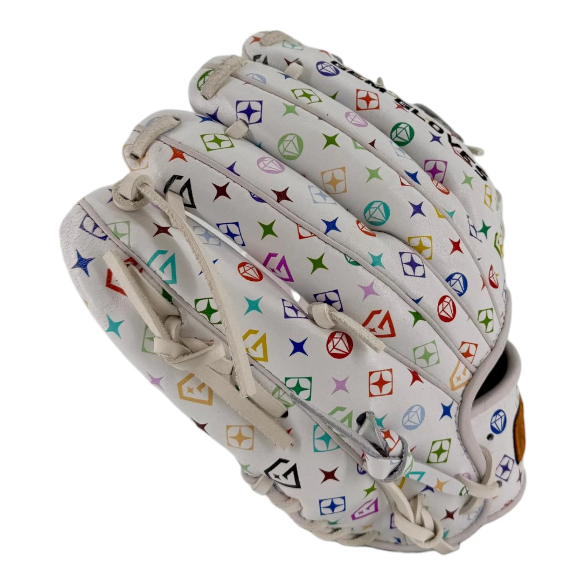 Gem Gloves Baseball Fielding Glove - GEM107 Rainbow LUX - Image 4