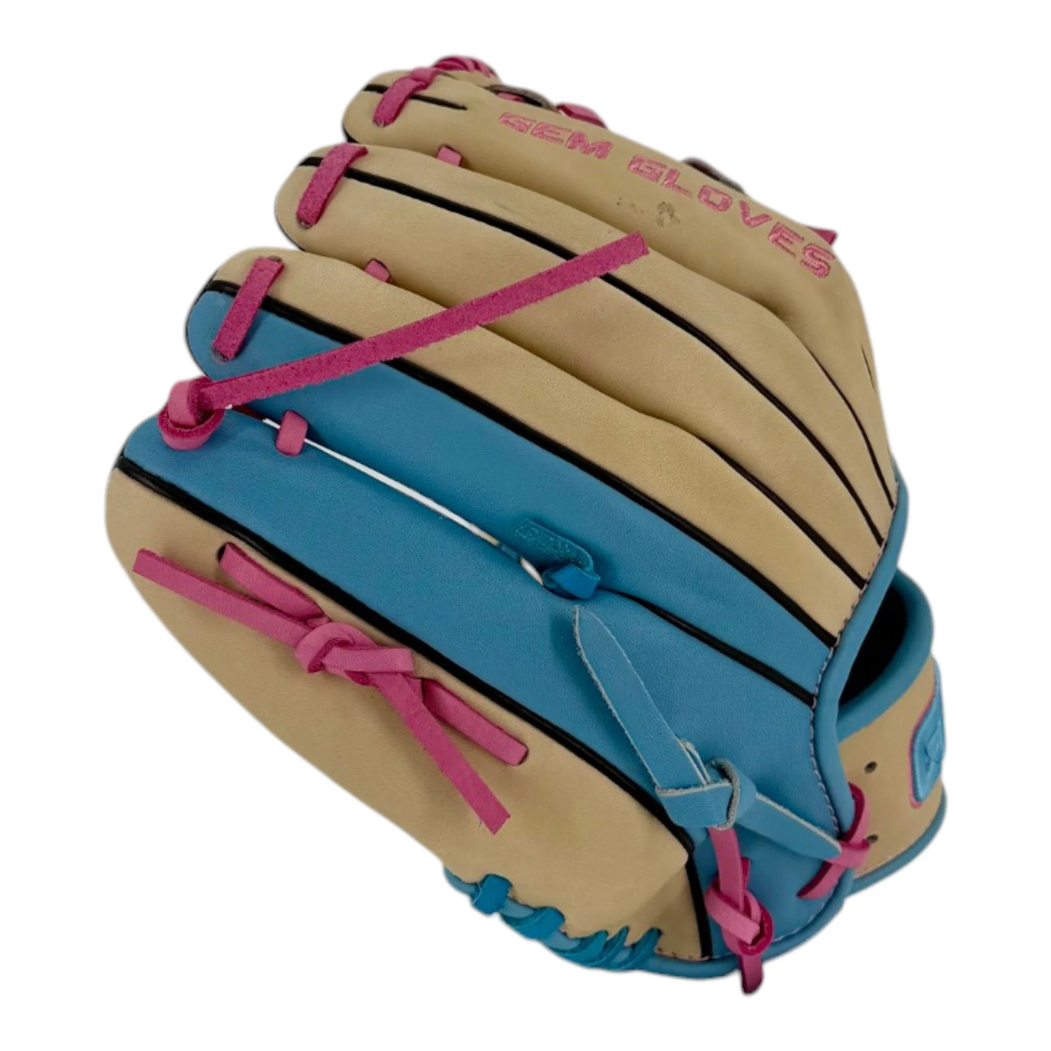 Gem Gloves Baseball Fielding Glove - GEM121 Carolina Peach - Image 4