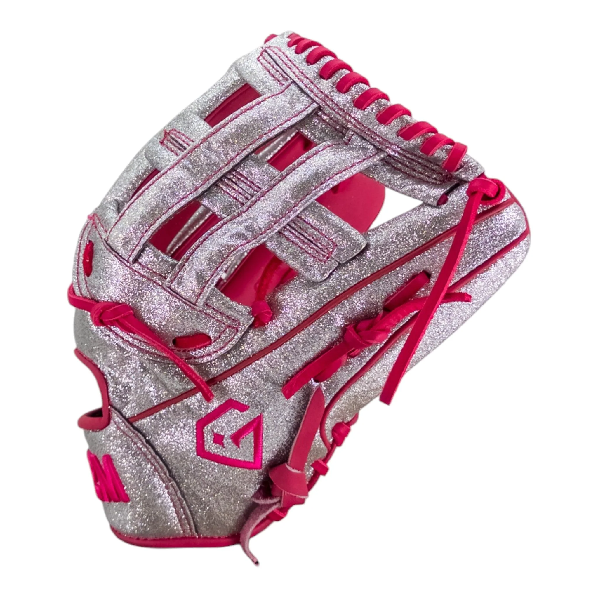Gem Gloves Christina Pasinski Signature Model Softball Fielding Glove - GEM148 Glitter Girly Series - Image 2