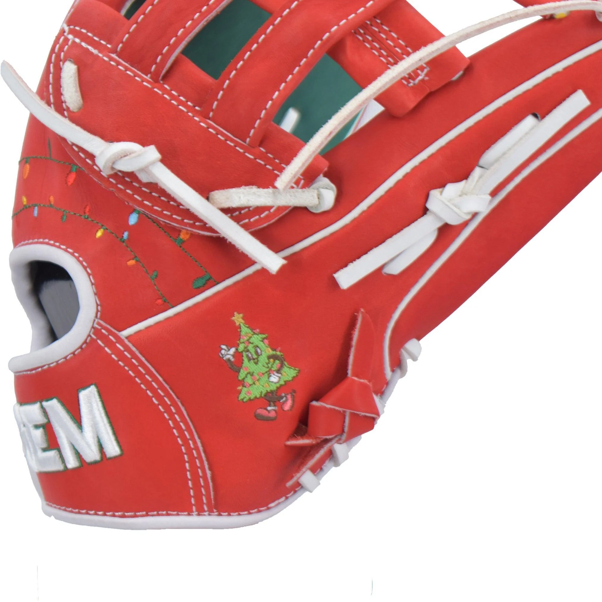 Gem Gloves Softball Fielding Glove - GEM038 Holly Jolly - Image 6