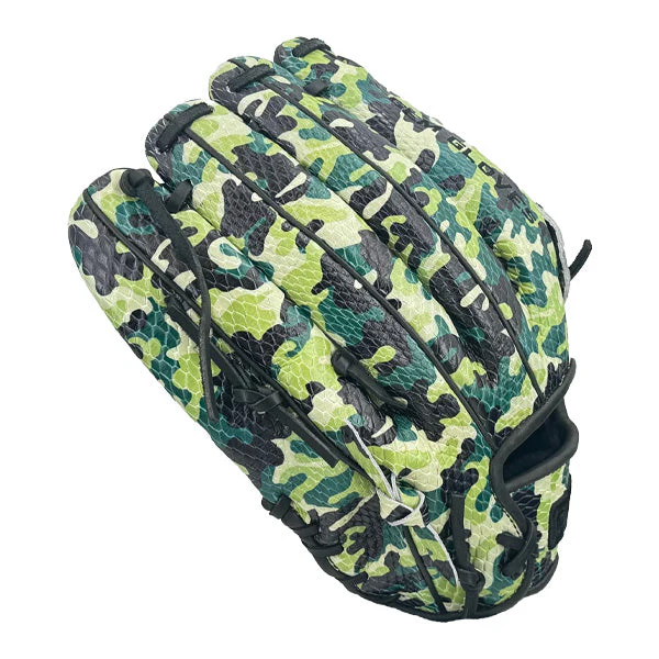 Gem Gloves Softball Fielding Glove - GEM073 - Green Camo - Image 3
