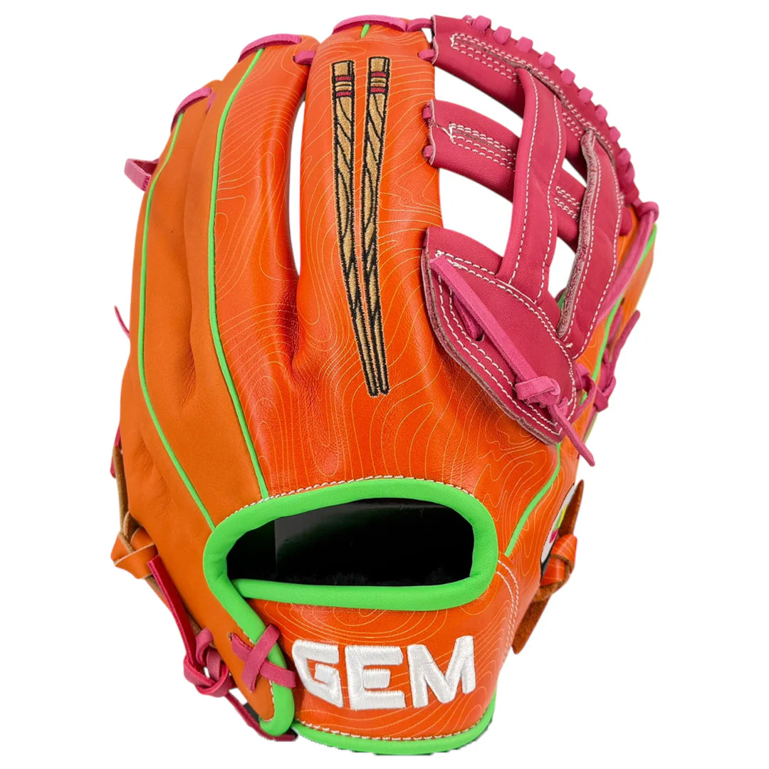 Gem Gloves Softball Fielding Glove - GEM080 Tuna Roll - Image 2