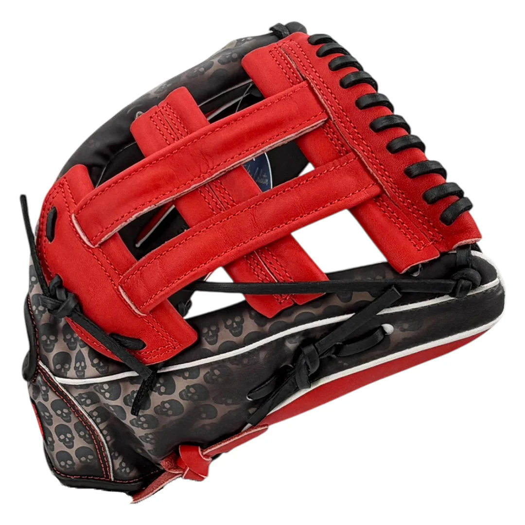 Gem Gloves Softball Fielding Glove - GEM085 Shadow Skulls - Image 3