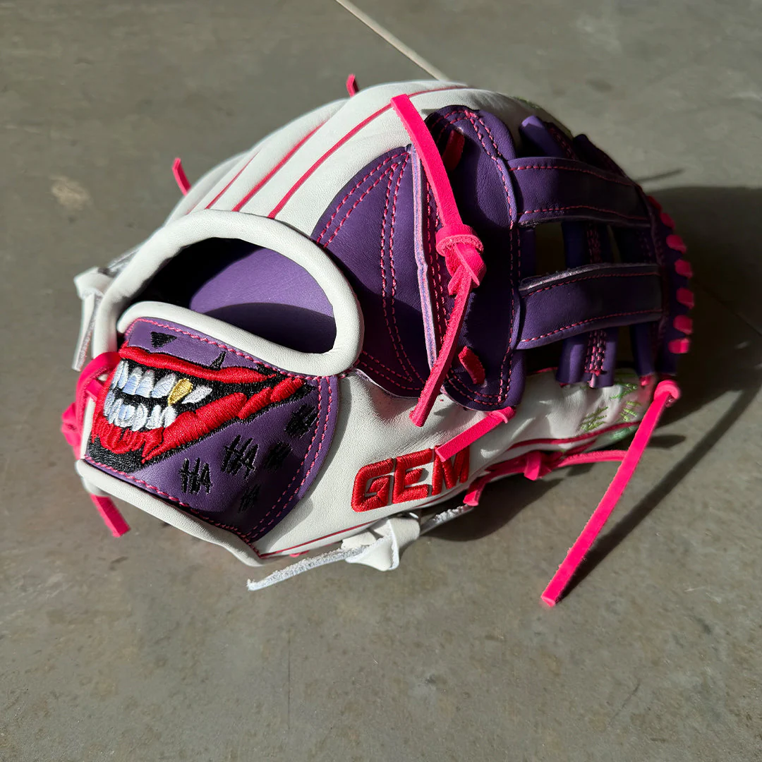 Gem Gloves Softball Fielding Glove - GEM087 Joker 2.0 White - Image 9