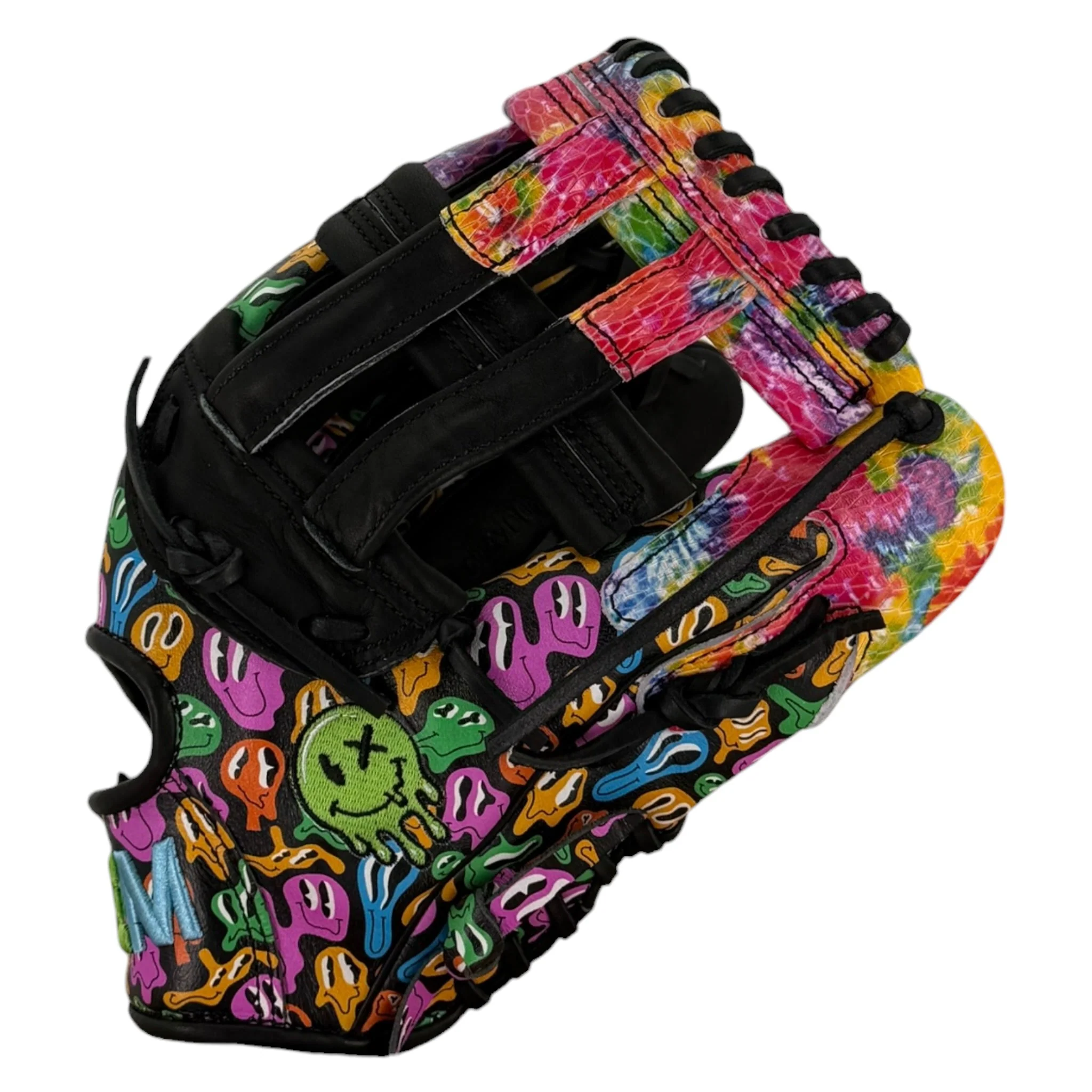 Gem Gloves Softball Fielding Glove - GEM106 Smiley Drip - Image 2