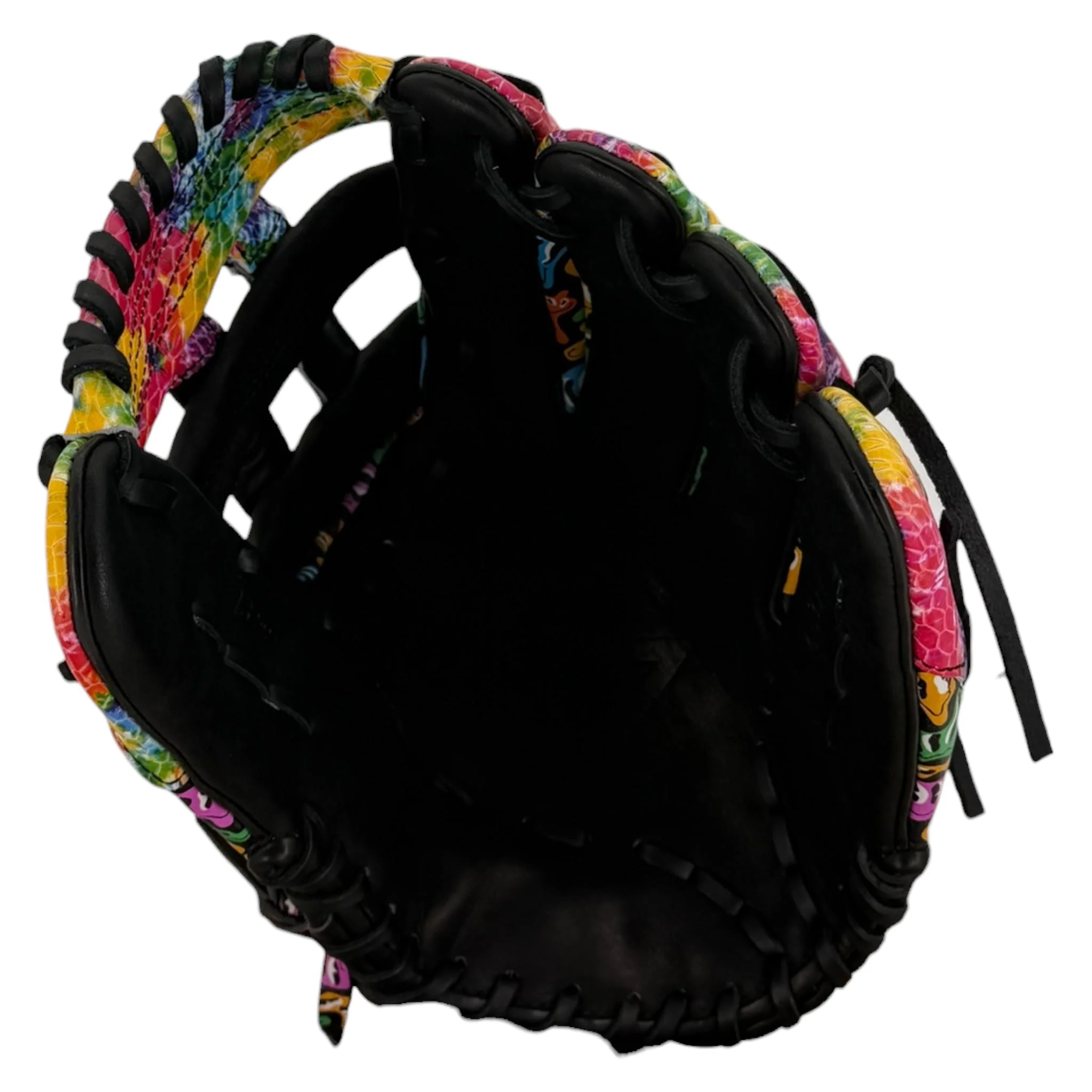 Gem Gloves Softball Fielding Glove - GEM106 Smiley Drip - Image 3