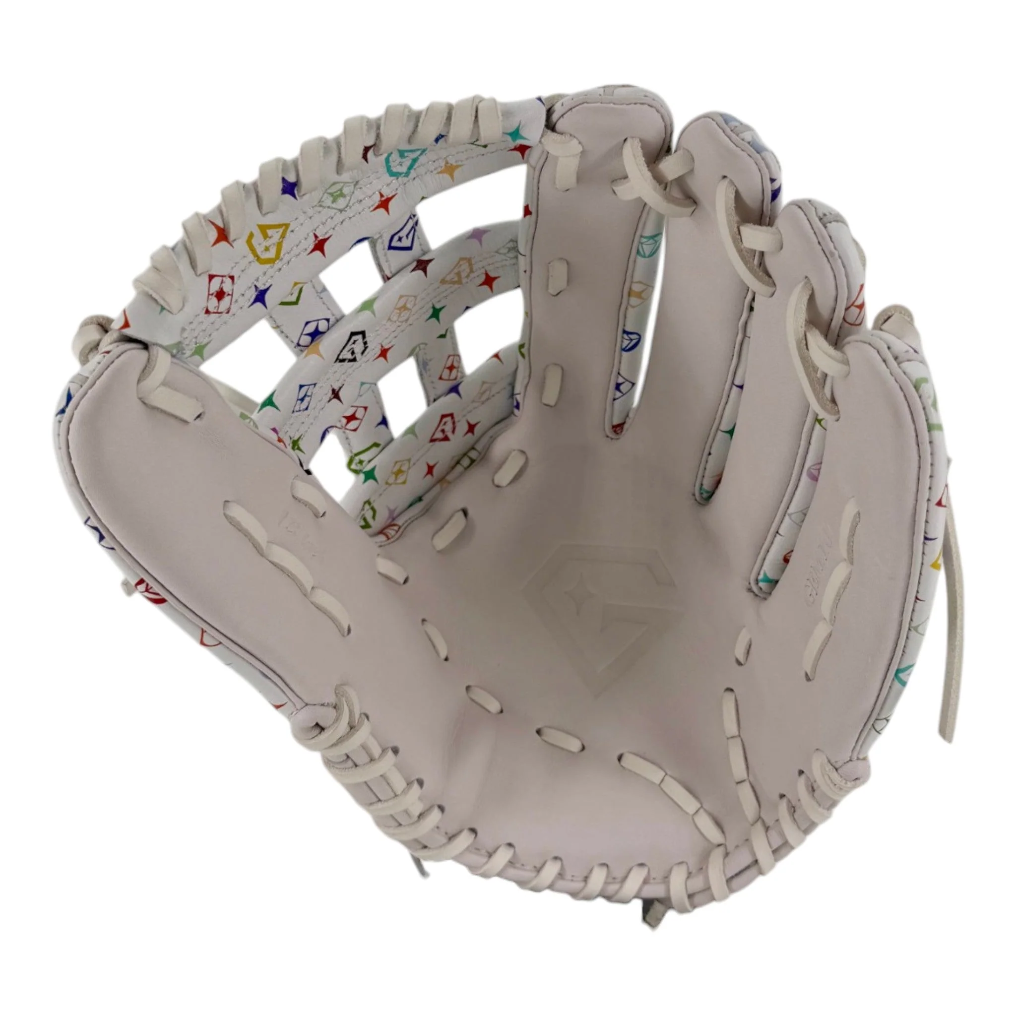 Gem Gloves Softball Fielding Glove - GEM107 Rainbow Lux - Image 3