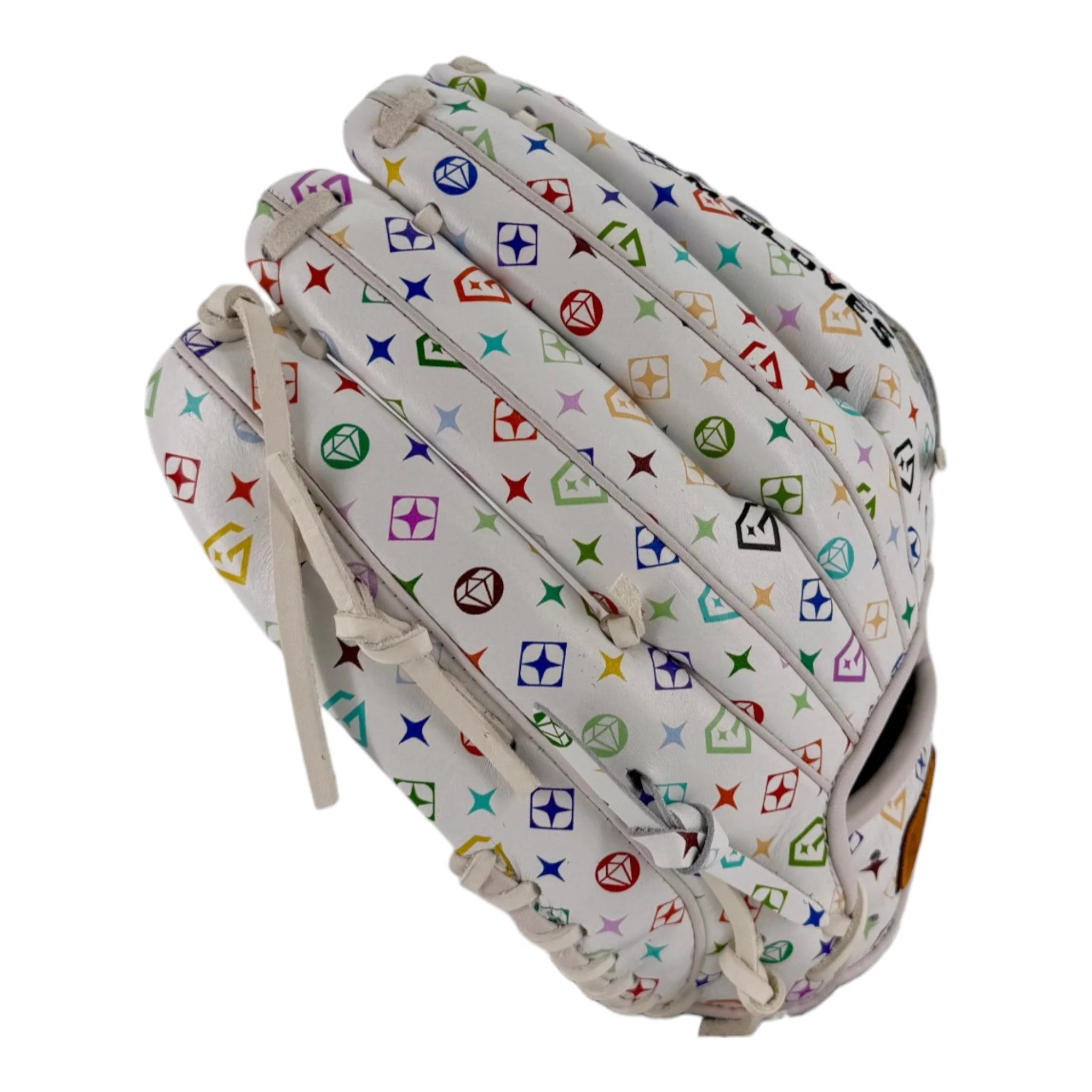 Gem Gloves Softball Fielding Glove - GEM107 Rainbow Lux - Image 4