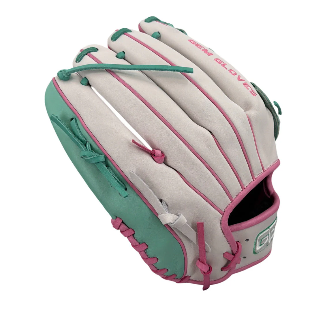 Gem Gloves Softball Fielding Glove - GEM124 Spring Dream - Image 4