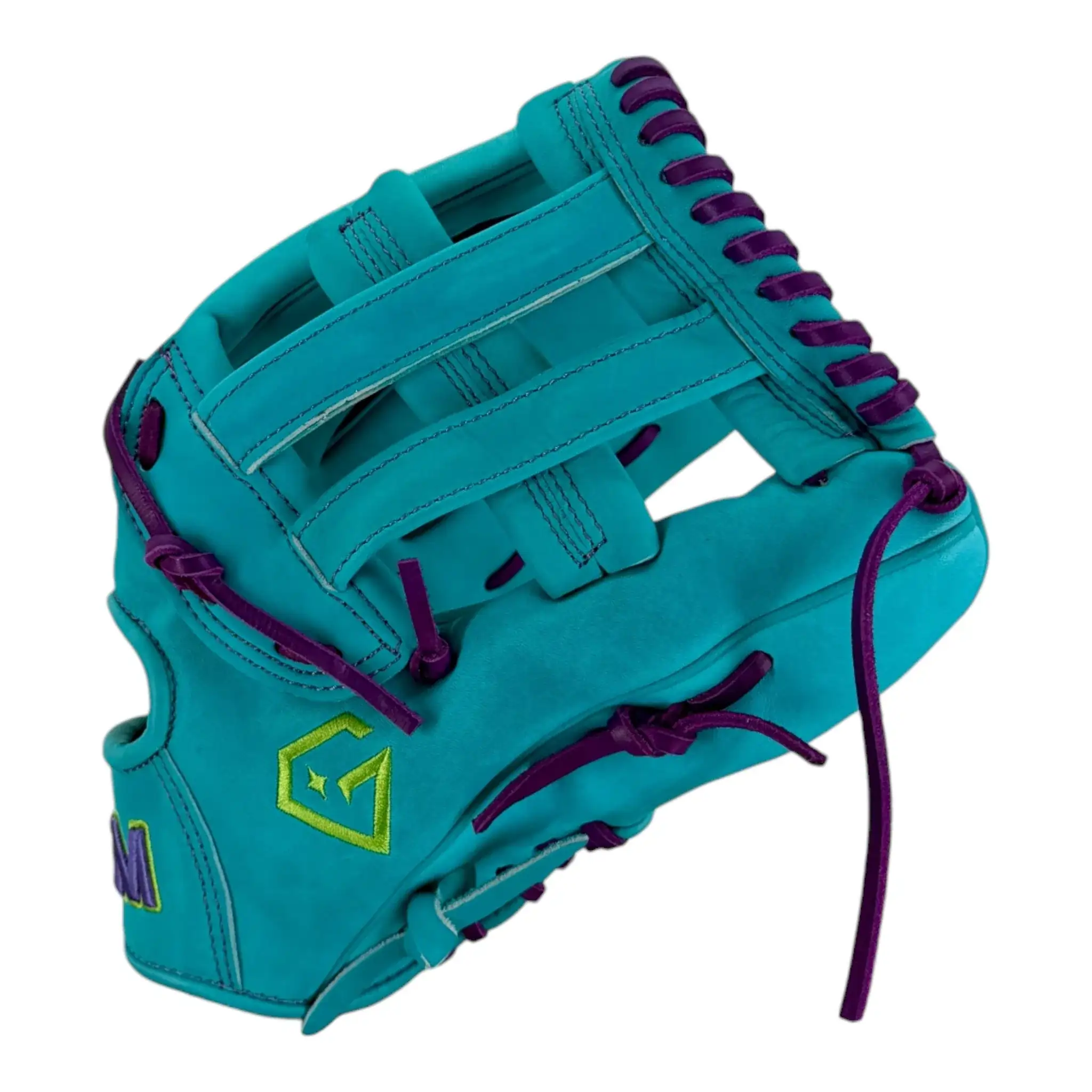Gem Gloves Softball Fielding Glove - GEM129 Electric Venom - Image 2