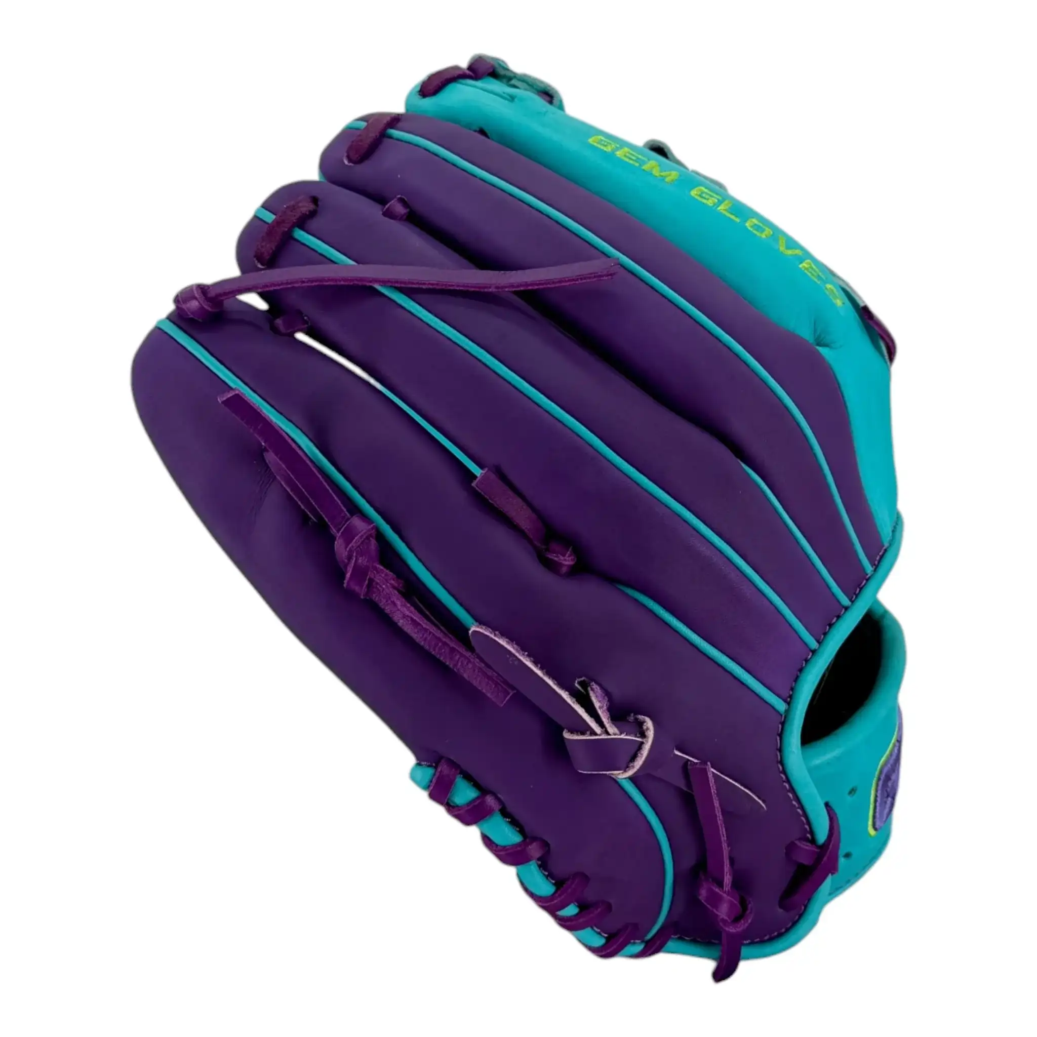 Gem Gloves Softball Fielding Glove - GEM129 Electric Venom - Image 4